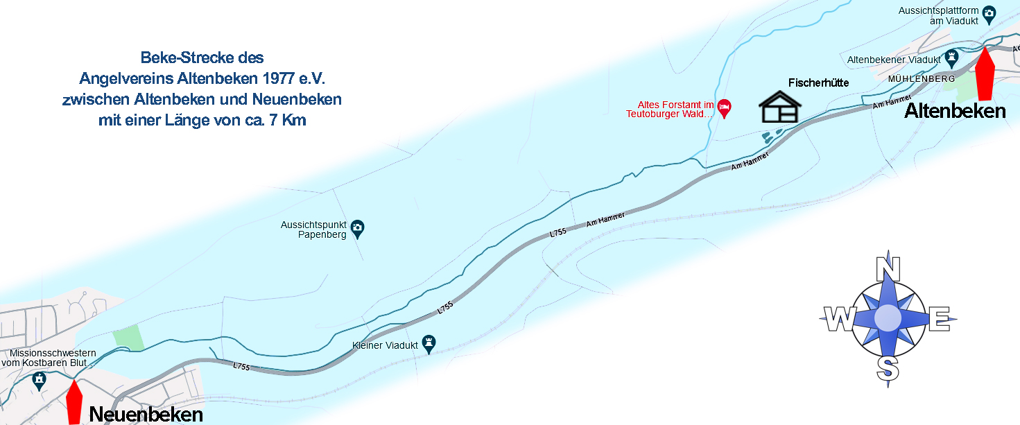 Unsere gepachtete Bekestrecke