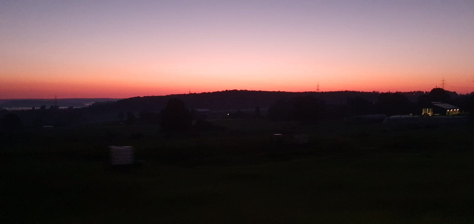 Sonnenaufgang an der Weser